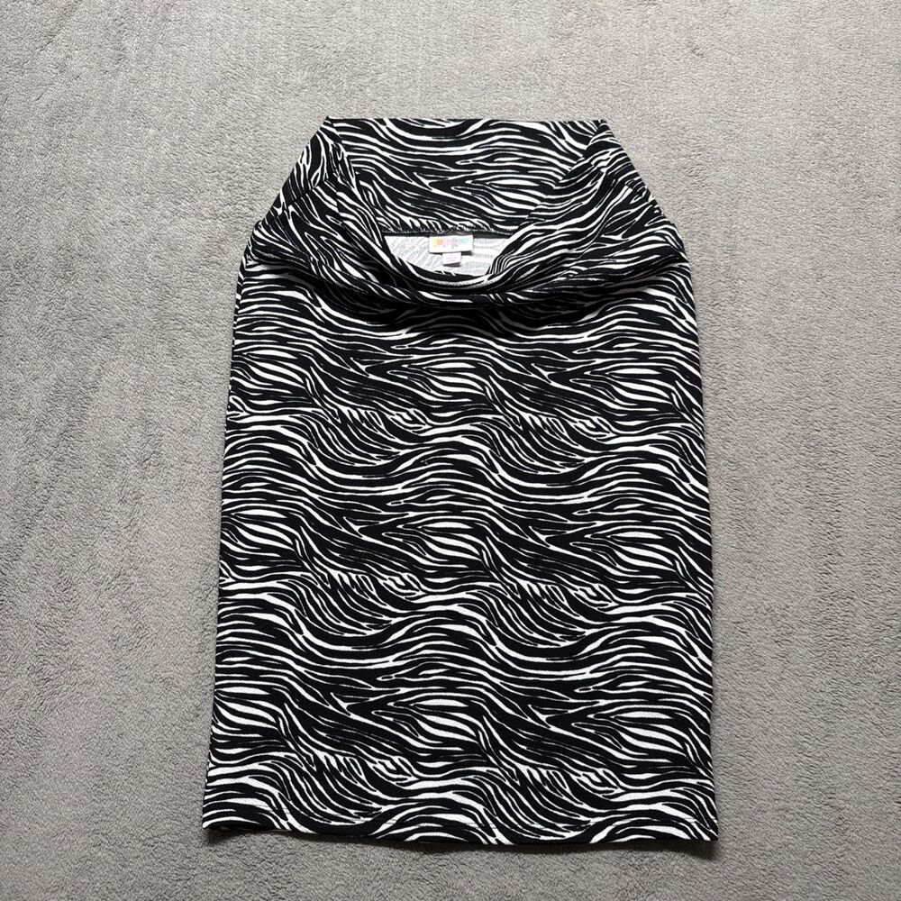 LuLaRoe LLR  Simply Comfortable Cassie Skirt Stretch Pencil Zebra Women's Small